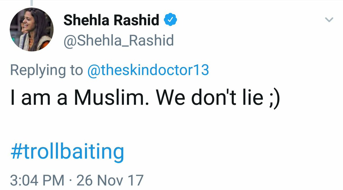 TajinderBagga's tweet photo. Shehla Rashid father is speaking truth because https://t.co/Uwv2Pudjp0