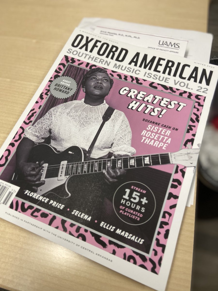 erickmessias8's tweet photo. So proud of this Arkansas publication - and our partners in a writing workshop ⁦@oxfordamerican⁩ ⁦@uamshealth⁩ https://t.co/6NDgViHtRL