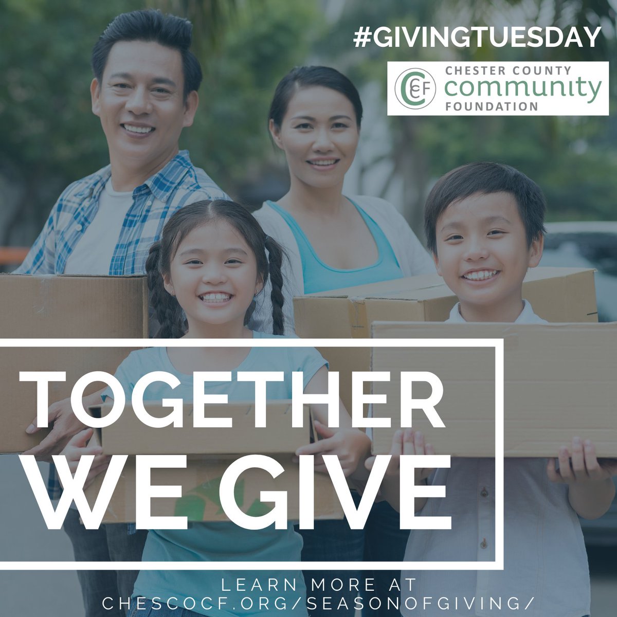 Tomorrow is #GivingTuesday! GivingTuesday is a global generosity movement unleashing the power of people and organizations to transform their communities and the world. How can you get involved? Go to https://t.co/jR0EkHcmxz today.
#seasonofgiving #giveyourlegacy #chesco #CCCF https://t.co/RtocLWDO43