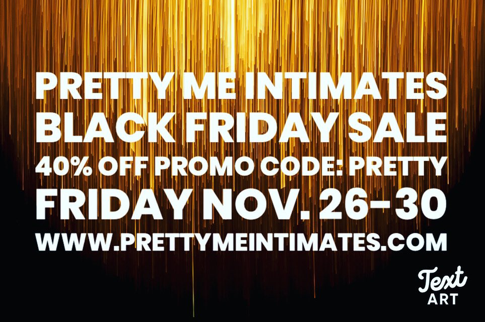 PrettyMeDoll's tweet photo. Pre Black Friday Sale!! Get 40% Off Everything 
Promo Code: Pretty Friday
Nov. 26-30 https://t.co/i2oZUrSWAR