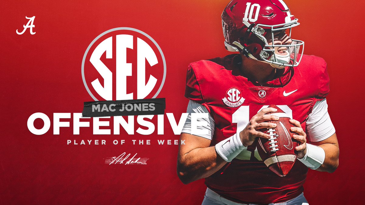 4⃣th of the season.

🗒️: bit.ly/39snpWc

#BamaFactor #RollTide