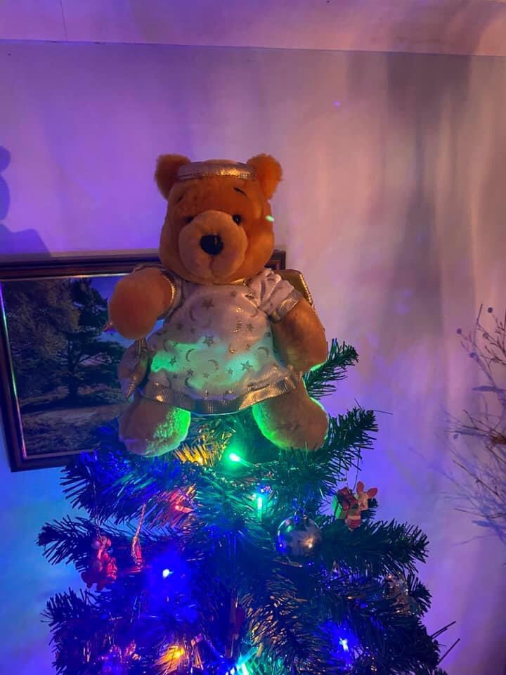 Winnie the Pooh is the Angel!  #VirtuallyChristmas #DiscoverKingsLynn