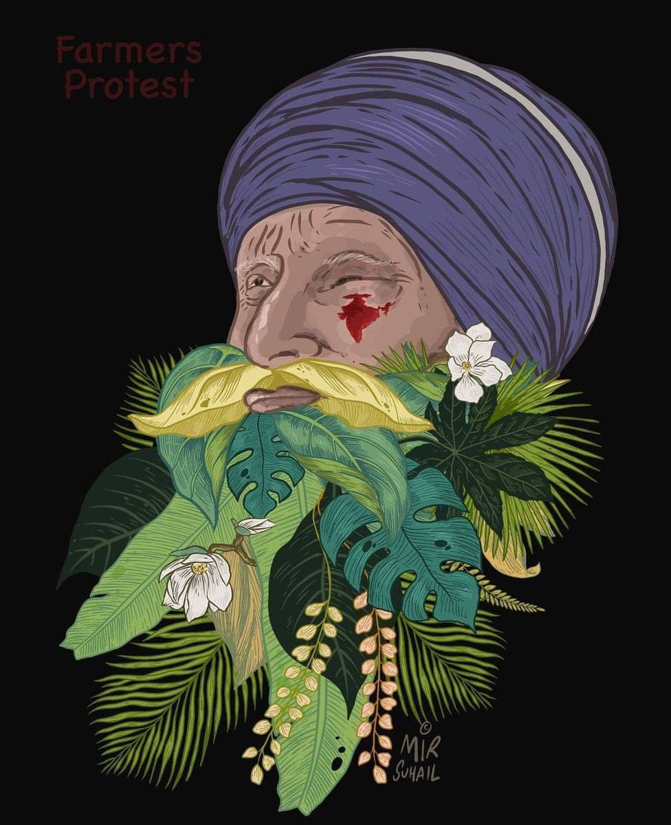 Mann7o7's tweet photo. I stand with farmer #isupportfarmersprotest #isupportfarmers #kissanmajdoorektazindabad #FarmersAbovePolitics https://t.co/5UCkJrXVcQ