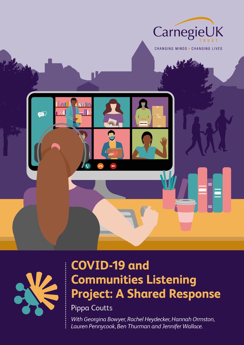 New Report! 

COVID-19 and Communities Listening Project: A Shared Response brings together conversations from across the UK to show how local organisations adapted and responded to the COVID-19 pandemic 

#COVIDConversations

bit.ly/ASharedResponse