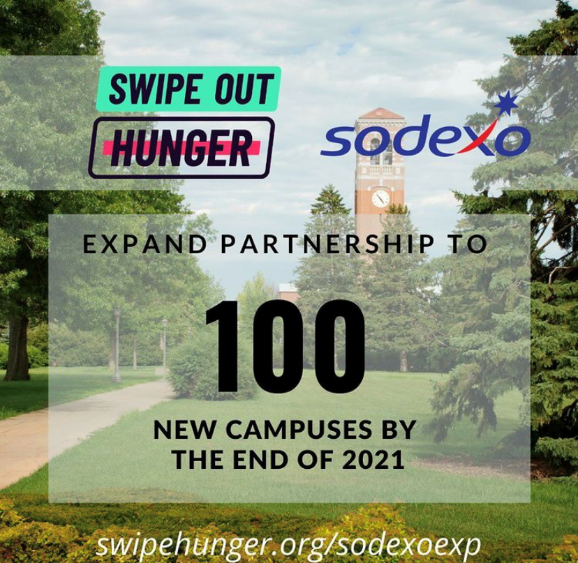 StopHungerUSA's tweet photo. We are thrilled to continue working with @SwipeHunger to #StopHunger. The program allows students in need to anonymously redeem free meals on campus and ensure that they have the nutritious meals needed to learn and thrive.  
https://t.co/nVJYoOy59y https://t.co/Rguum9GItU