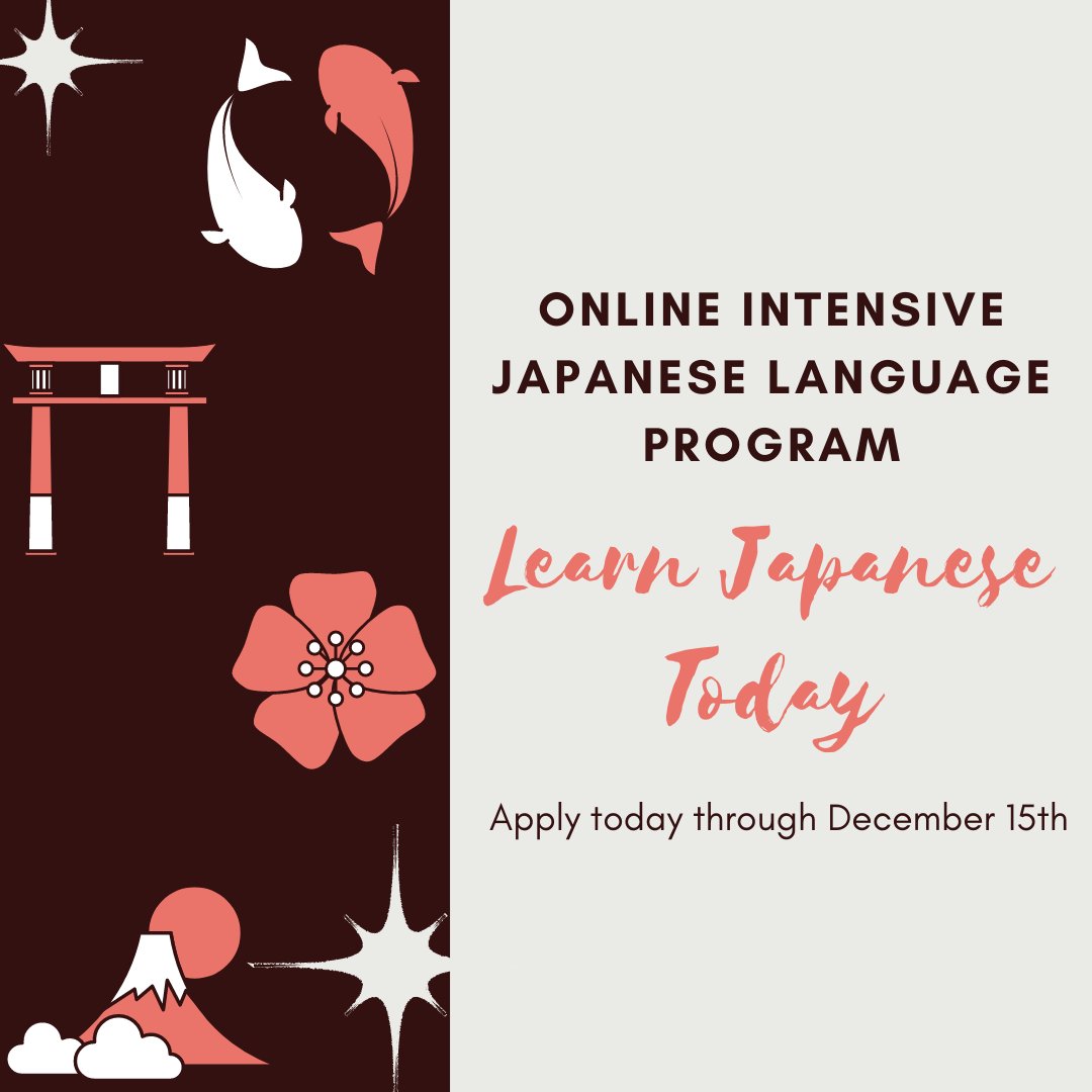 suuabroad's tweet photo. SUU's partner University, Meiji University, will be hosting an Online Intensive Japanese Language Program. You can learn Japanese online with interactive lesson plans for only $370!  Applications are open TODAY!! Apply here: https://t.co/9y1el9nPXG https://t.co/JqEqkO3gLR