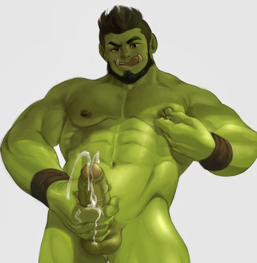 lemmon_june's tweet photo. NEW Chapter out today! Read it for FREE at https://t.co/Wh5eAj5HBy 🖤
Illustration by @Rykkev
#bara #orcdaddy #gay #nsfw https://t.co/b6cqRXcvEw