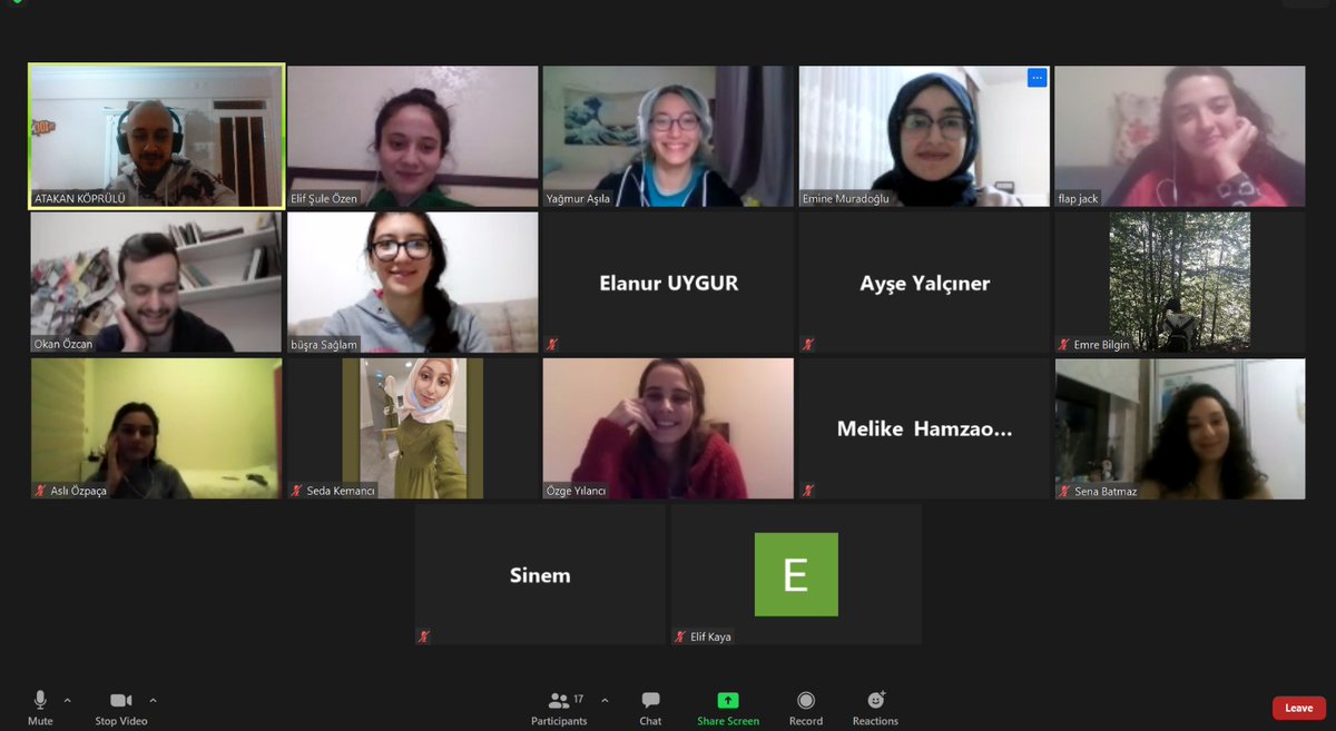 Dün akşamki toplantımızdan kareler🤩♥️
Her zaman ki gibi güzel ve çok eğlenceli bir toplantıyı daha bitirdik. 🌸🥳
Ayrıca yeni dönem projelerimizi ve fikirlerimizi konuştuk.🎊🎊
Hadi sen de bize katıl🧡