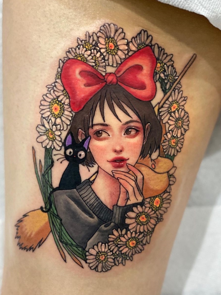 Leesu \u003e Kiki's Delivery Service (Majo no Takkyūbin) #tattoo #ink #art, image size:900x1200