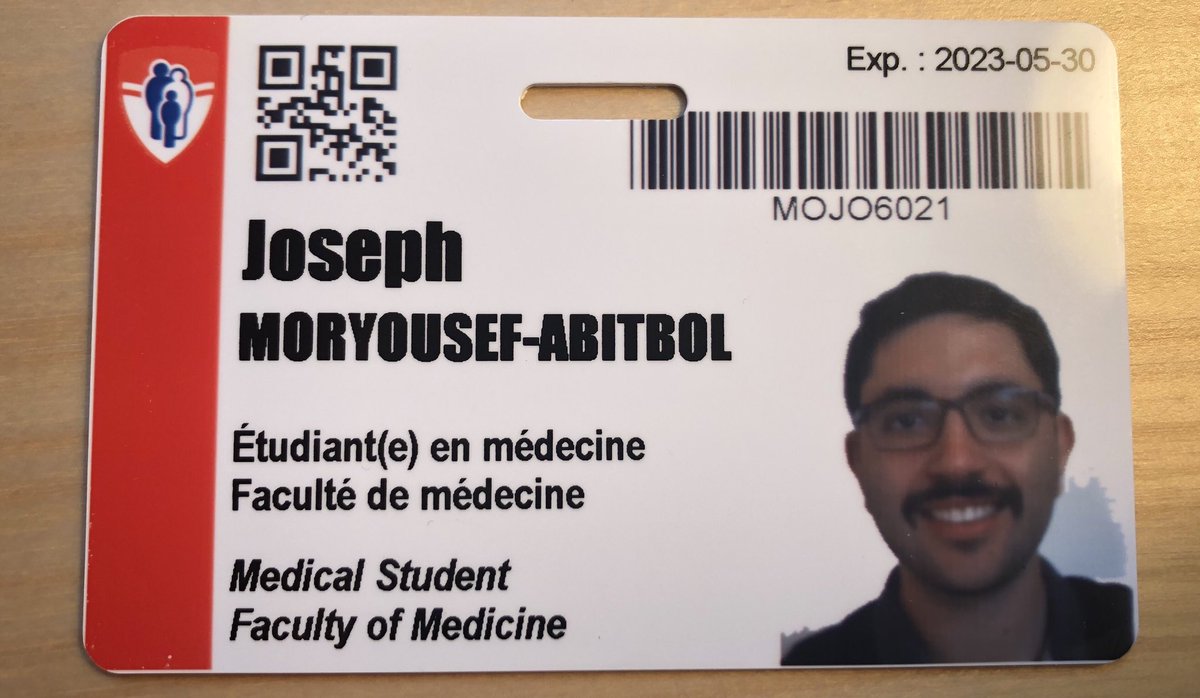 Joseph Moryousef (@josephmo22) on Twitter photo One month of moustache later and we’ve raised over $3,400 for #Movember2020
Thanks to everyone for their generosity! I’ll happily remember it with my new ID card 👨🏻😝
<a href="/OfficialYoniG/">Yoni Gootgarts</a> <a href="/NadavAmar/">Nadav Amar</a> @BenjiKatzman <a href="/McGillMed/">McGill Medicine and Health Sciences</a> One month of moustache later and we’ve raised over $3,400 for #Movember2020
Thanks to everyone for their generosity! I’ll happily remember it with my new ID card 👨🏻😝
<a href="/OfficialYoniG/">Yoni Gootgarts</a> <a href="/NadavAmar/">Nadav Amar</a> @BenjiKatzman <a href="/McGillMed/">McGill Medicine and Health Sciences</a>