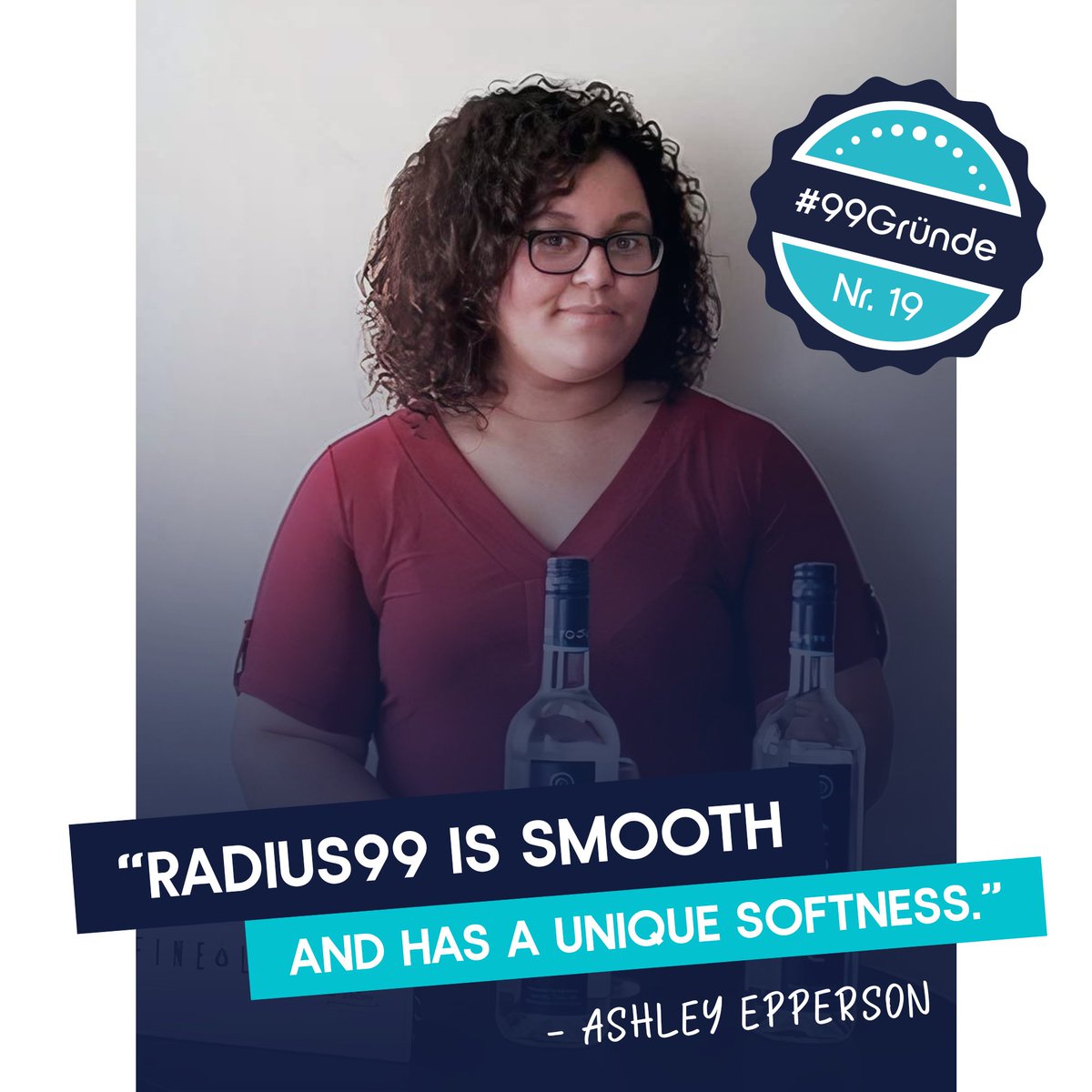 radius99_'s tweet photo. Radius99 - Sanft und einzigartig weich… So beschreibt “Waterlady” 💁‍♀️🔎 @ashleyrepperson  unser Wasser in ihrem wöchentlichen Format 📺💧 “Water Wednesday”. Wir möchten uns nochmal ganz herzlich für die netten Worte und ausführliche Expertise 💯😍 bedanken. https://t.co/Nkpvpsznpa
