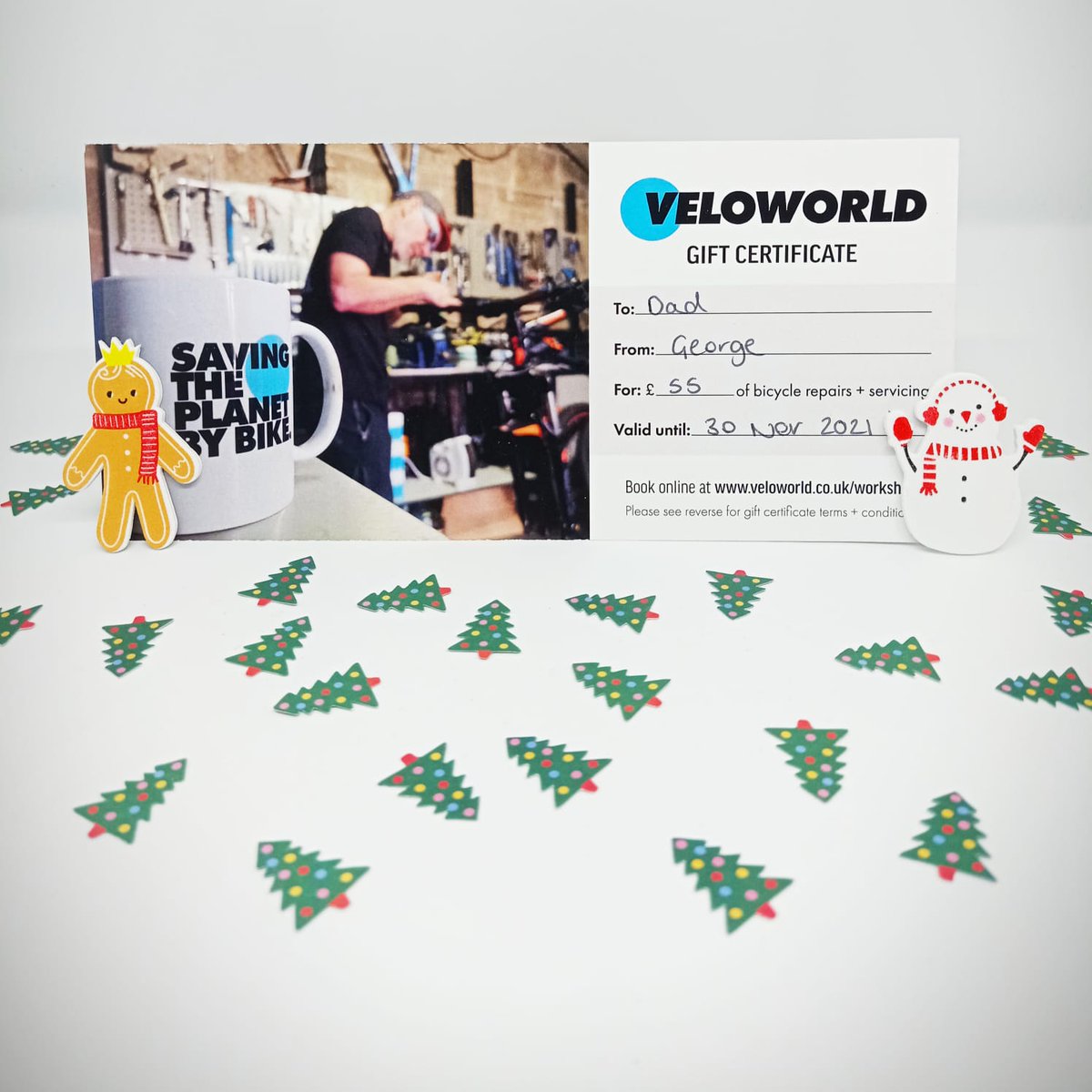 Veloworld1's tweet image. Give the gift of a problem-free bike this Christmas - with a Veloworld gift certificate! 🎁🎄⛄⁠
⁠
Values start from just £10 (the perfect secret santa for your lycra-clad colleague) 🎅⁠
⁠
❄Available to buy online - veloworld.square.site/product/velowo…