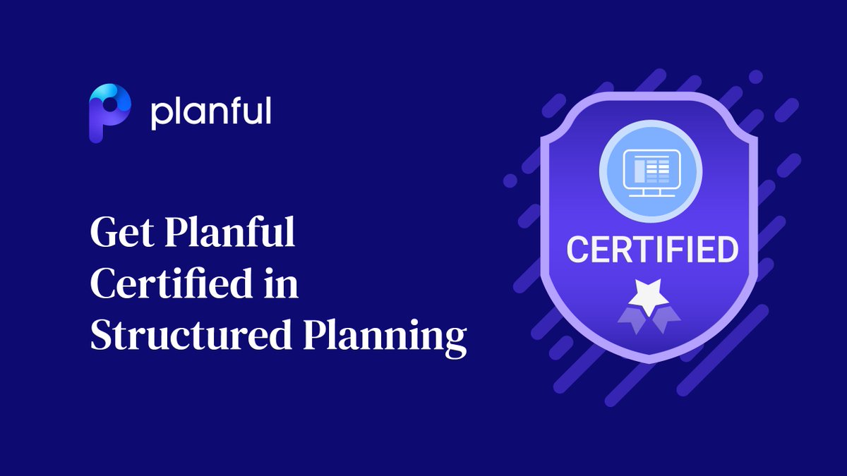 Planful's tweet image. MORE TIME. FEWER ERRORS. That&apos;s what you get when you&apos;re Planful Certified in Structured Planning 💪

How very Planful of you.

Find out more here: ow.ly/TZ1H50Cyp0J #StructuredPlanning #PlanfulAcademy #FPA #Finance
