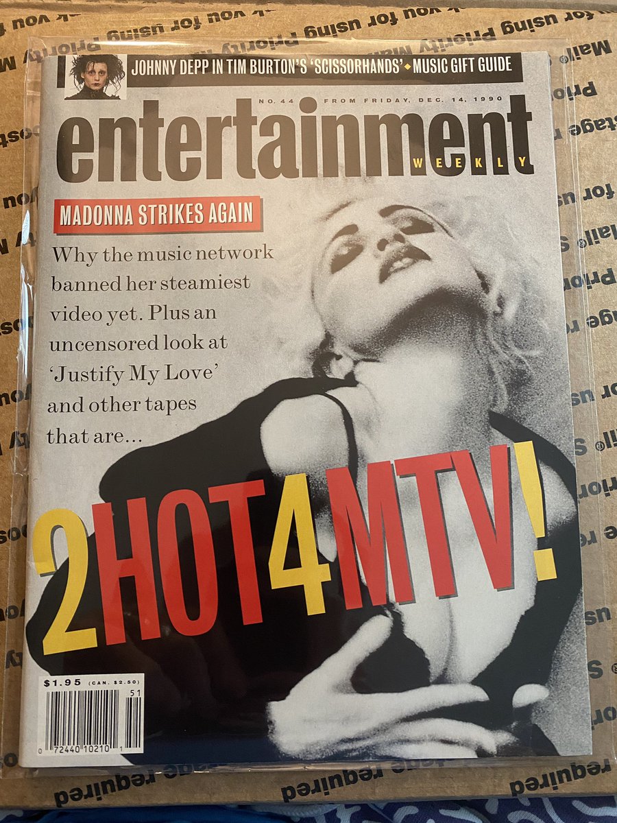 MadonnaVintage's tweet photo. Just obtained for the collection, mint condition... #historicallysignificant https://t.co/IcW30ISUEp