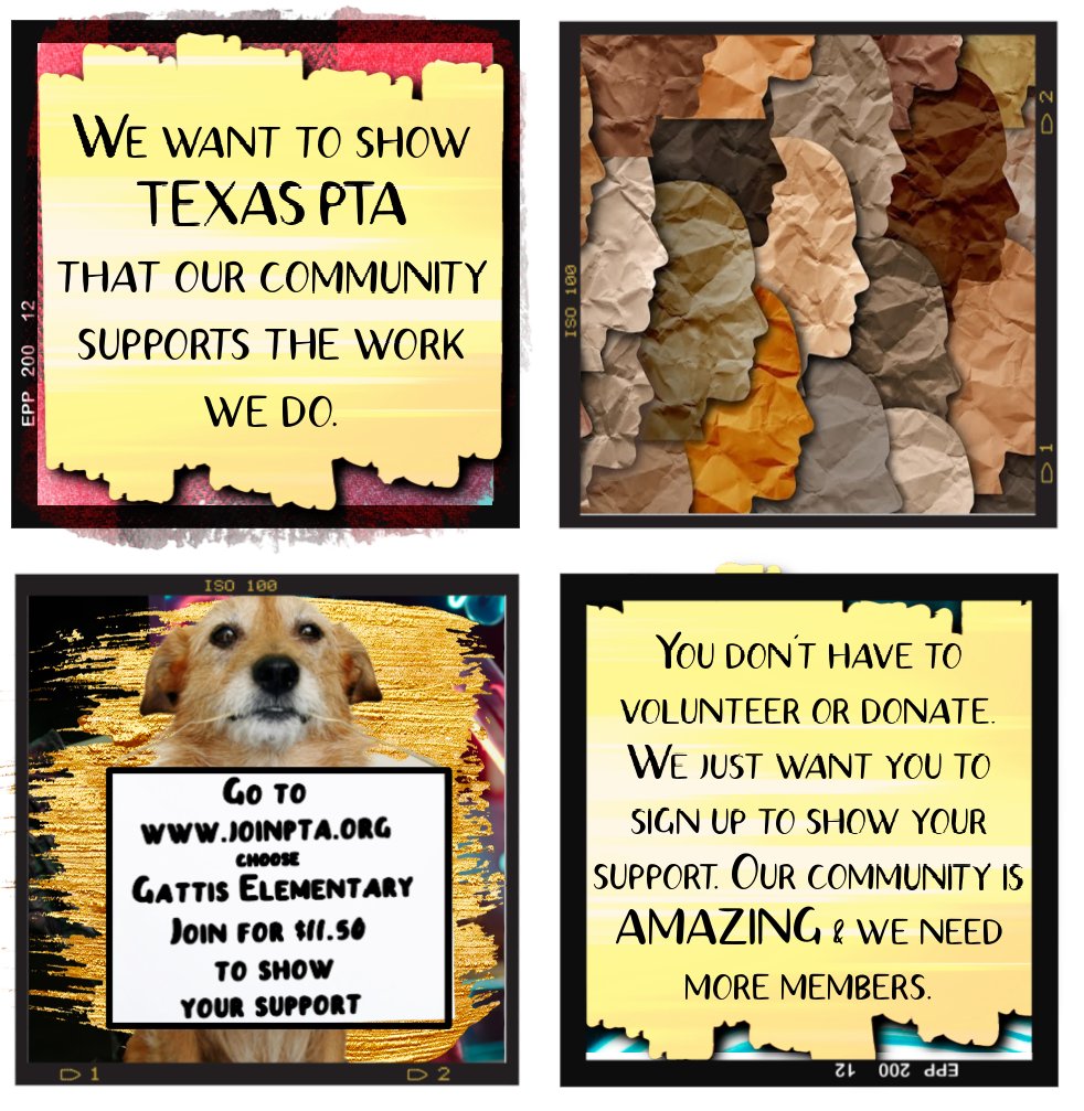 Gattis PTA (@gattisgatorspta) on Twitter photo Today is the deadline to sign up for PTA & enter us into a contest. We want Texas PTA to know that we have support at #Gattis. Go to joinpta.org, choose Round Rock ISD, then Gattis #AnyoneCanPTA #JoinPTA <a href="/GattisRRISD/">GattisRRISD</a> #RRISD1Family #UseYourVoice #ShowYourSupport Today is the deadline to sign up for PTA & enter us into a contest. We want Texas PTA to know that we have support at #Gattis. Go to joinpta.org, choose Round Rock ISD, then Gattis #AnyoneCanPTA #JoinPTA <a href="/GattisRRISD/">GattisRRISD</a> #RRISD1Family #UseYourVoice #ShowYourSupport