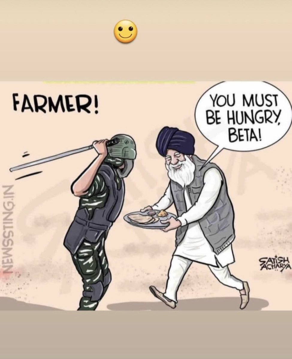 IshpalveerSingh's tweet photo. They were beaten by police showered by water cannons in this cold weather and their protest was tried to end and still they have humanity ,feeding these policemen.they’re not criminals they just demand rights #supportfarmersinindia #SupportFarmers  @BBCBreaking @BBCWorld @CNN https://t.co/dgMZlnpis2