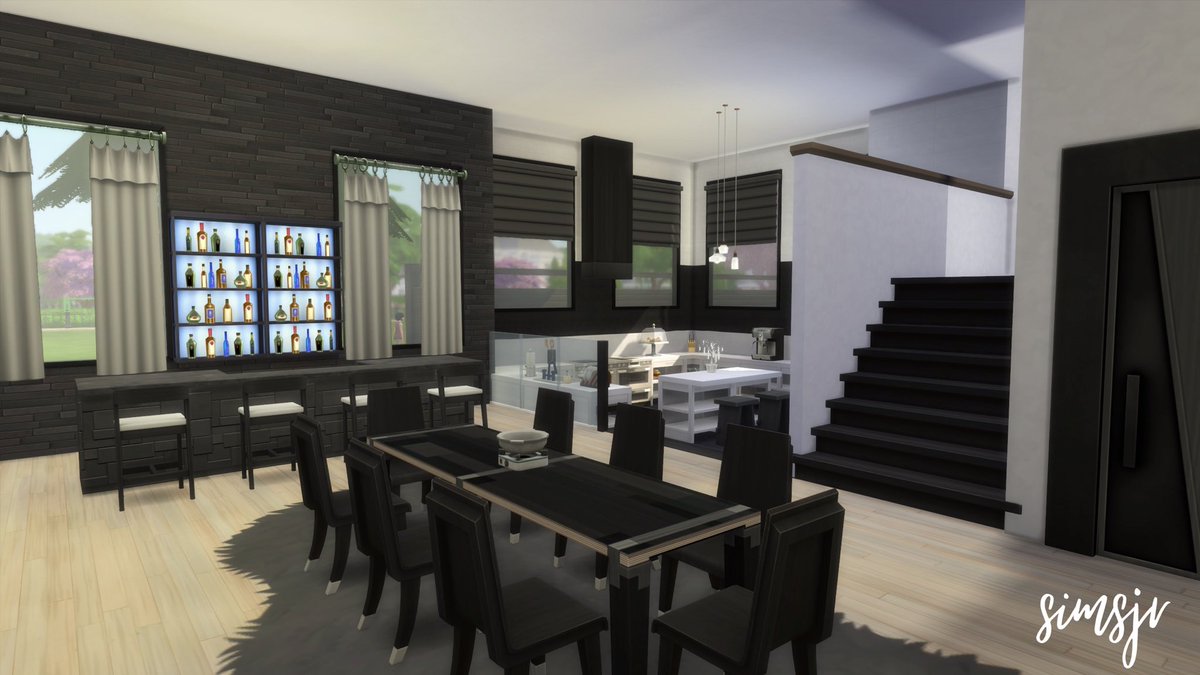 _simsjr's tweet image. Just a little modern 2br 3ba I built in new crest last week. 

If you wanna see more, go download her off the gallery: simsjr_yt ✨

happy simming ✌️

#TheSims4 #showusyourbuilds #modernbuild #sims