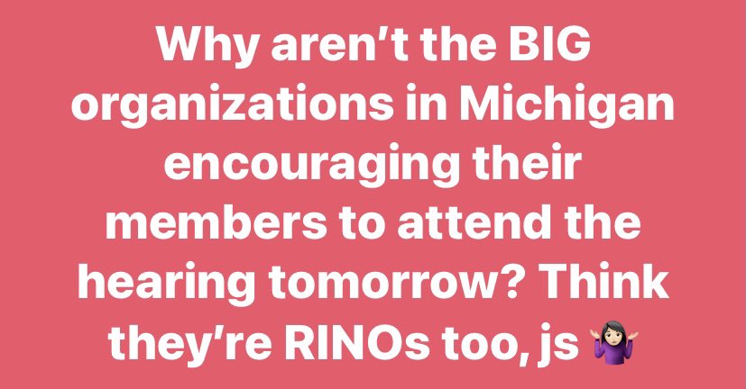GoBlueMermaid's tweet photo. Observe who is not doing shit right now. That is all. #MichiganHearing https://t.co/LxkqbEj2JY