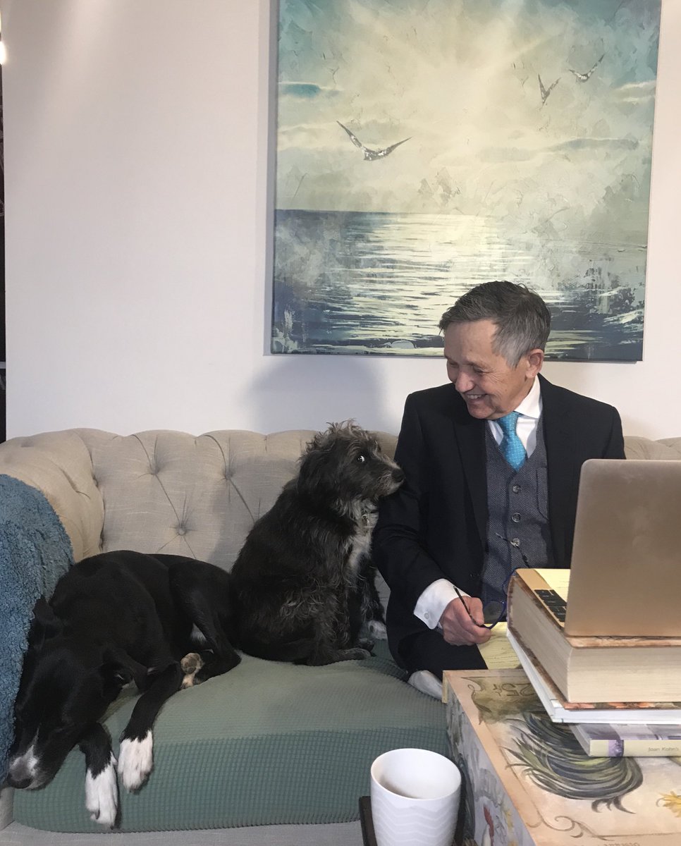 TV from home is always more fun! I was joined today by our rescue dogs 🐶Gracie and 🐶Bunny while on ⁦<a href="/cheddar/">Cheddar</a>⁩ today discussing current affairs and the launch of our new positive environmental channel #GlobalEnvironmentMedia - check it out GEM-TV.com #GEMTV
