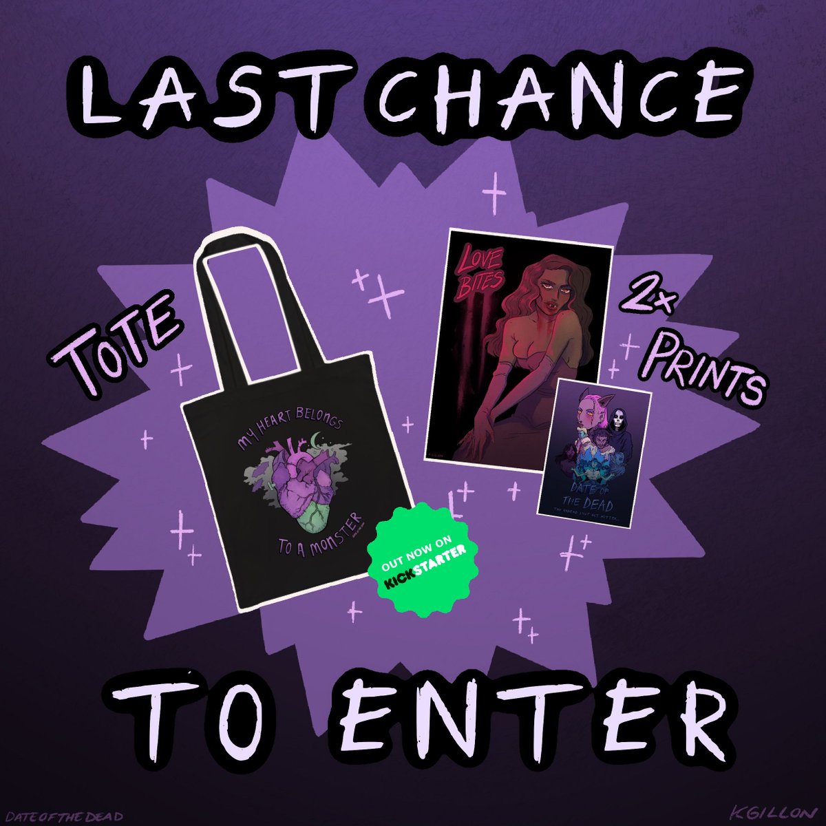 dateofthedead's tweet image. 💀 Last Chance to Enter 💀

The winner of the #giveaway will be announced at 5pm GMT tomorrow! 
Head over to my feed and follow the rules on the original post to be in with a chance of winning ✨✌️