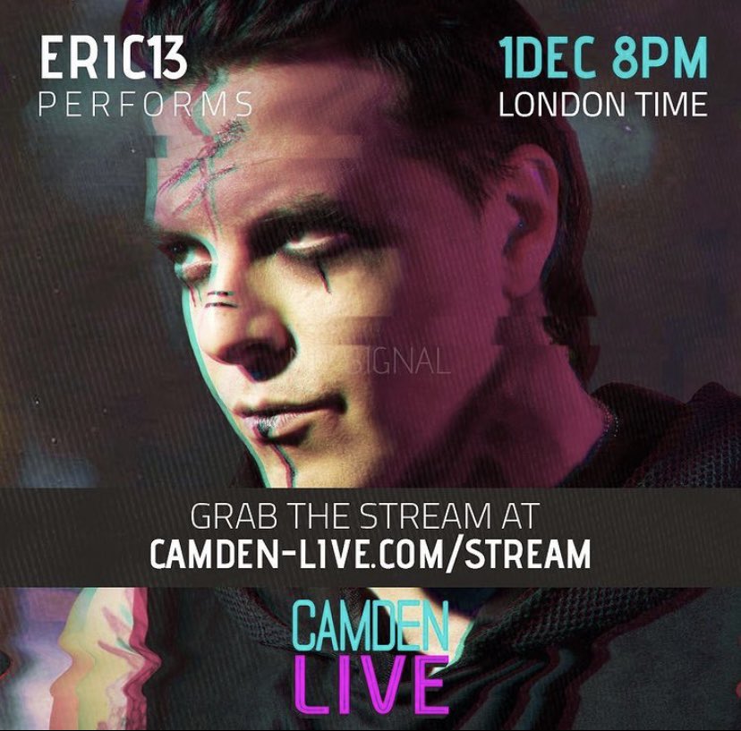 Kicking off the start of December with <a href="/cmdnlive/">camden-live</a> ⚡️ I’m pleased to be performing on their show once again, alongside <a href="/ABdFontaines/">ChroniquesdFontaines</a>, <a href="/VicAllenMusic/">Vic Allen</a>, and <a href="/TheRoadAtlas/">The Road Atlas</a>! It's a FREE show, and all are welcome! 

Tune in at 3pm EST tomorrow to watch ⚡️ camden-live.com/stream