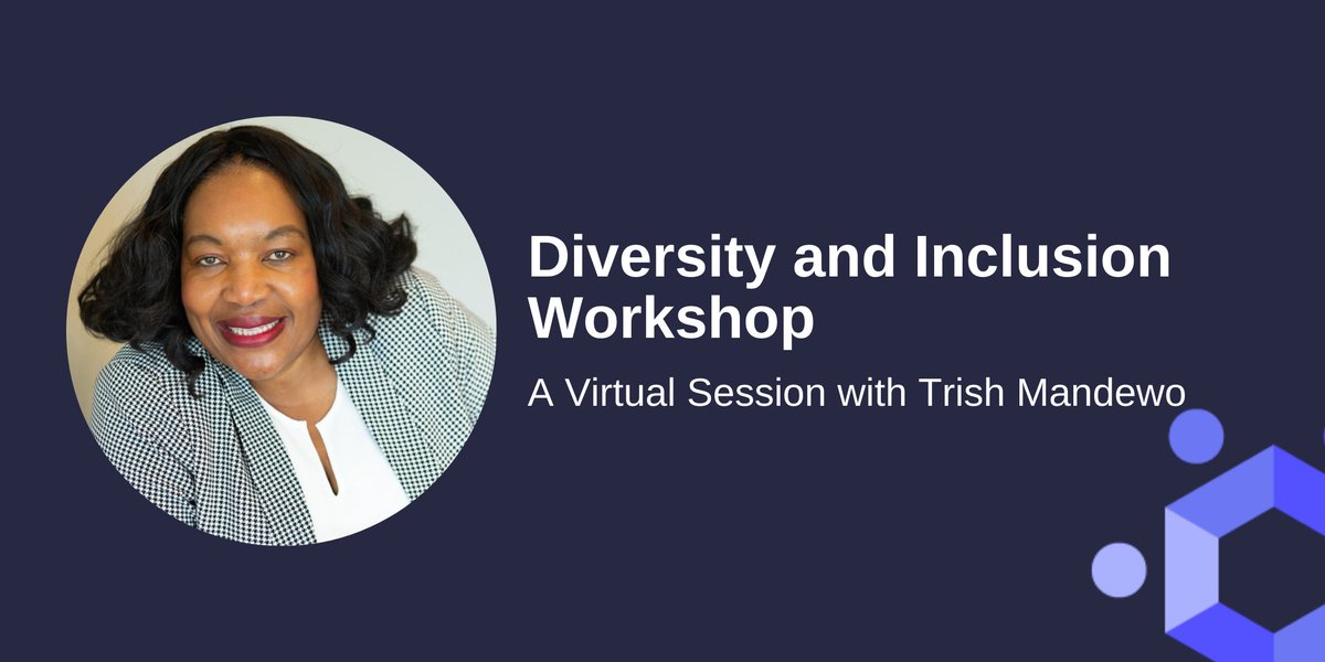 Join us Dec 1st @ 12pm for a one-hour workshop on Diversity &amp; Inclusion with Trish Mandewo, Founder &amp; CEO at Synergy on Boards Consulting Group.

Details and registration here: event.webinarjam.com/register/5/2o8… 

Acetech members attend for free! 

Supported by: @TEPDiscovery