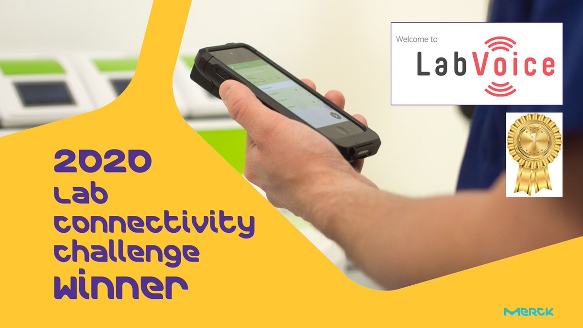 UlrichBetz's tweet image. Congratulations to the winner of the 2020 Merck Connectivity Challenge - LabVoice labvoice.ai Watch out for new challenges at researchchallenges.merckgroup.com and researchchallenges.emdgroup.com @merckgroup @johnmoskow @LabVoice_AI