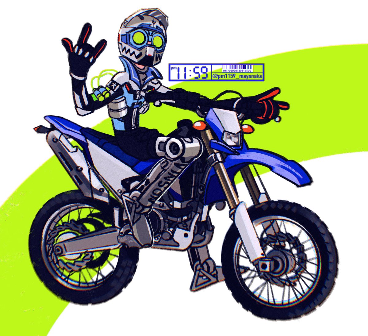 「#ApexLegendsfanart #octane #WR250R 」|pm11:59のイラスト