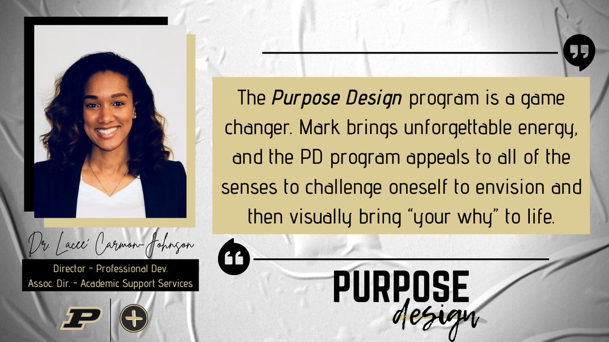 MarkHTrumbo's tweet photo. The Purpose Design Fall Series hit @BoilerProPlus in September! Thank you for having me! Check out what @MRScoachlacee had to say!
#PurposeDesign | #DefineAndDesign
Read more: https://t.co/i0tYmWCs8S https://t.co/4kcSGD20yI