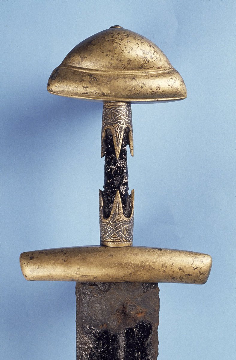 legacy_irish's tweet photo. “Recovered from Lough Derg, near Curraghmore in Co. Tipperary in 1988, this sword comes from the heart of Brian Boru’s power base. The hilt decoration suggests a date about 50 years after Clontarf (1014AD) but Brian and his nobles could have had elaborate swords such as this.” https://t.co/K4933vLrG9