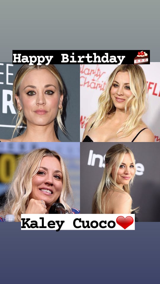 Happy Birthday Kaley Cuoco    