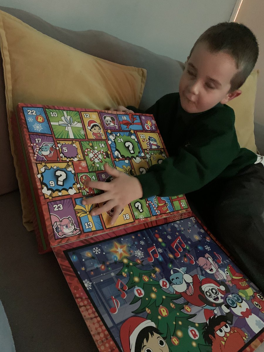 StaceyWoodham4's tweet photo. Noahs super excited to start his advent calendar tomorrow! So we’ve been practising finding his numbers. @JemsonMrs @MrsBartlett3 https://t.co/ewyj1a9IBL