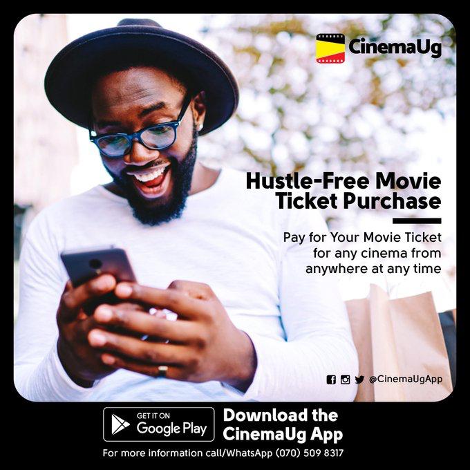 Download #CinemaUGApp  on your phone DM me a screenshot of it and stand a chance to win a ticket 🎟️🥂✌️ let's go🕺🏻
#CinemaUgApp
#bookyourseat