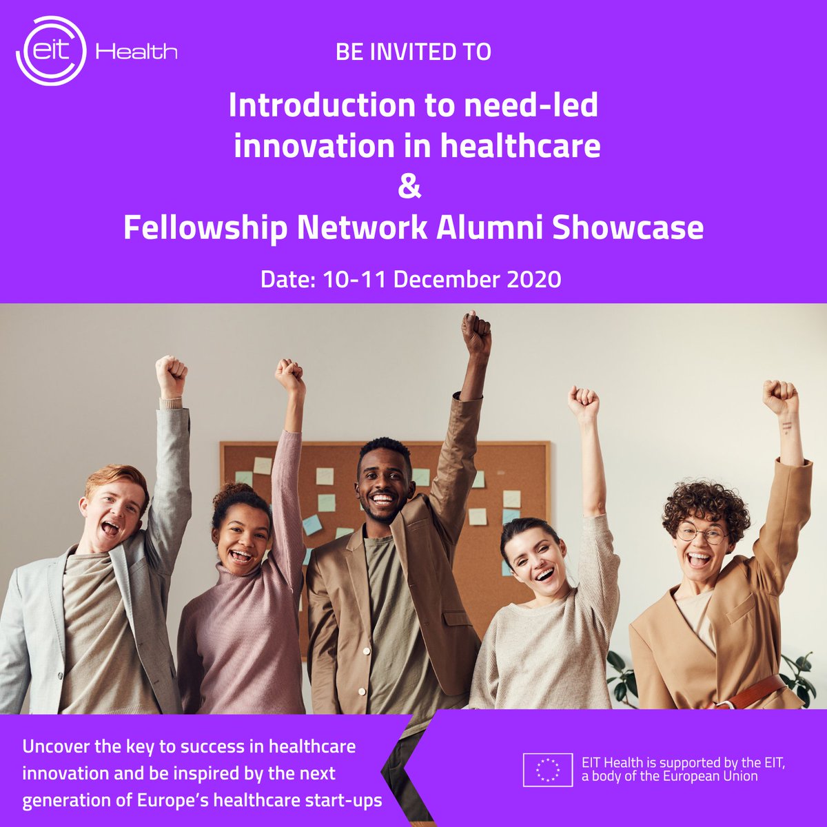 catalyst_europe's tweet photo. 📅Save the date: 2-day event with a workshop session of Intro to Needs-led Innovation and the Alumni Showcase dedicated to Needs-led Innovation Alumni. Dec 10 &amp; 11, starting at 10am CET! Free registration👉https://t.co/gIWjTN4DX8
@EITHealth  #FellowshipNetwork #alumnishowcase https://t.co/BOMwgkwunr