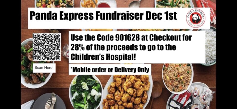 Colorado DECA is holding a fundraiser at Panda Express tomorrow! The code below can be used nationwide on online orders to support. See you there :)