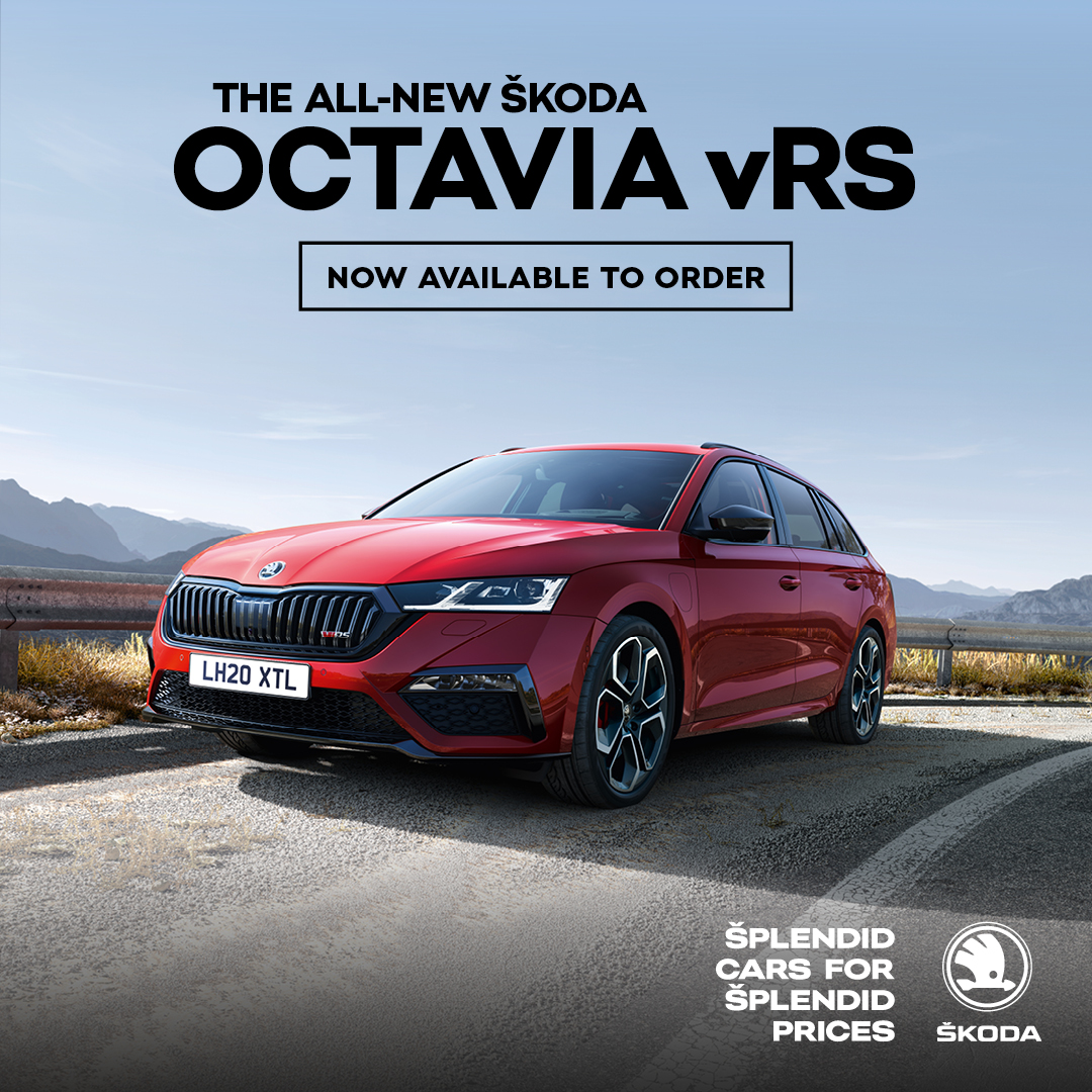 VantageMotorGrp's tweet photo. The All-New ŠKODA OCTAVIA vRS iV is now available to order from Vantage ŠKODA Morecambe! 
With superior comfort, PHEV technology and a striking exterior this is an exciting new model for the ŠKODA brand.

Learn more here👉https://t.co/RqYtKVOgIm https://t.co/bxYxlb6UQD