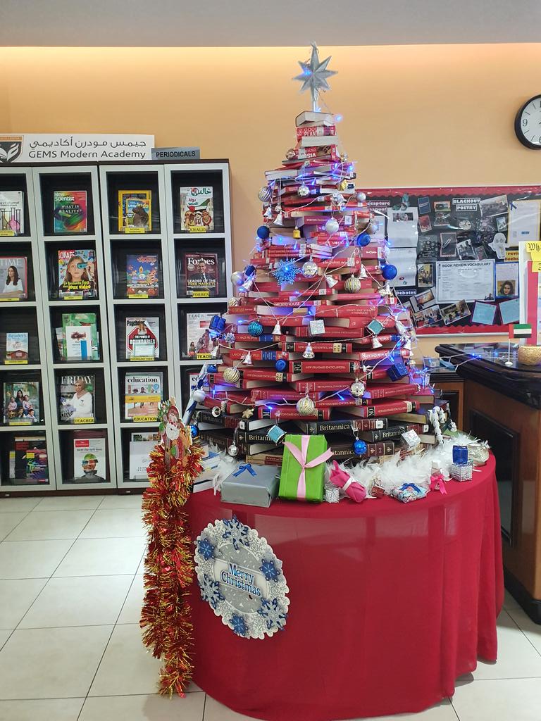 'Tis the season to be jolly <a href="/gma_library/">GMA LIBRARY 📚</a>! GMA librarians are so creative!