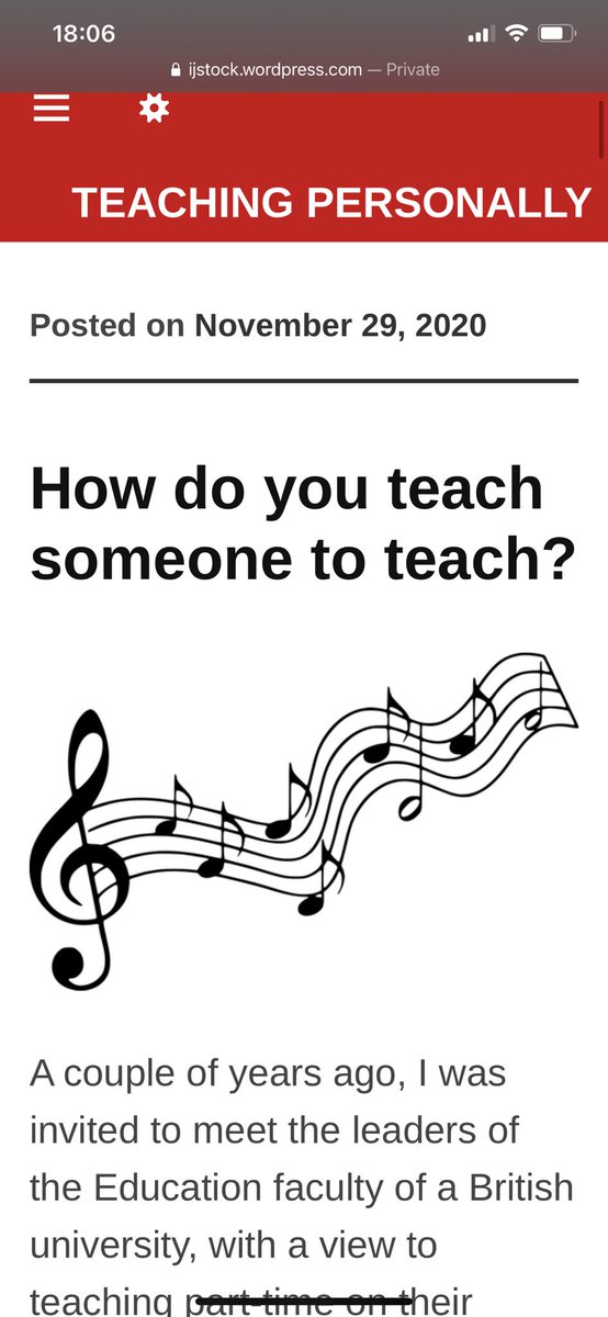 Really enjoyed @TeacherTapp article today about making trainee teachers learn a musical instrument! Put yourself in the learning chair! #music #musicteaching #musicaleducation