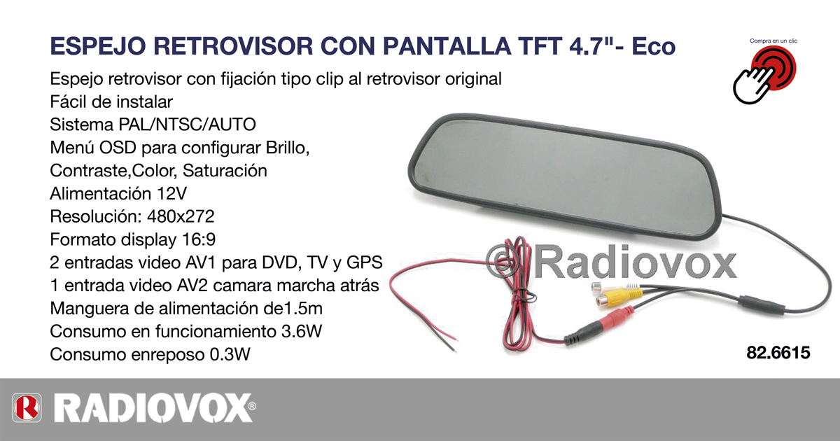 RADIOVOX on X: COMBO ESPEJO RETROVISOR + CAMARA TRASERA     / X