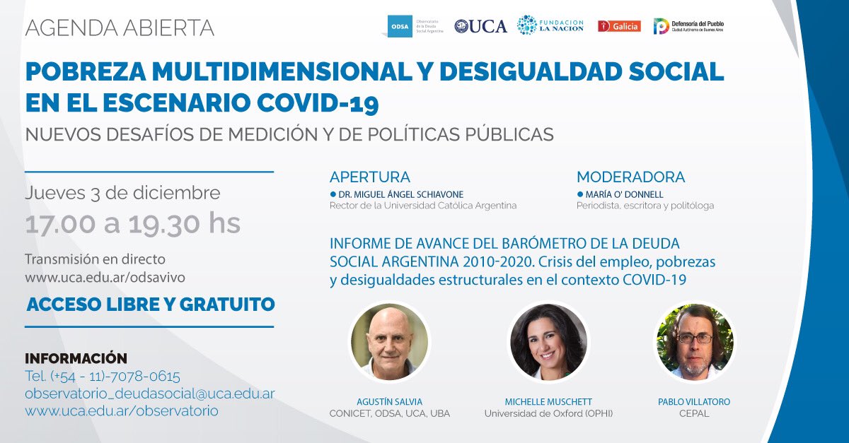 Observatorio de la Deuda Social Argentina (UCA) tweet media