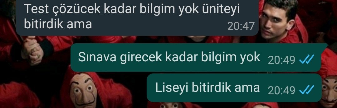 Başka diyecek bişeyim yok