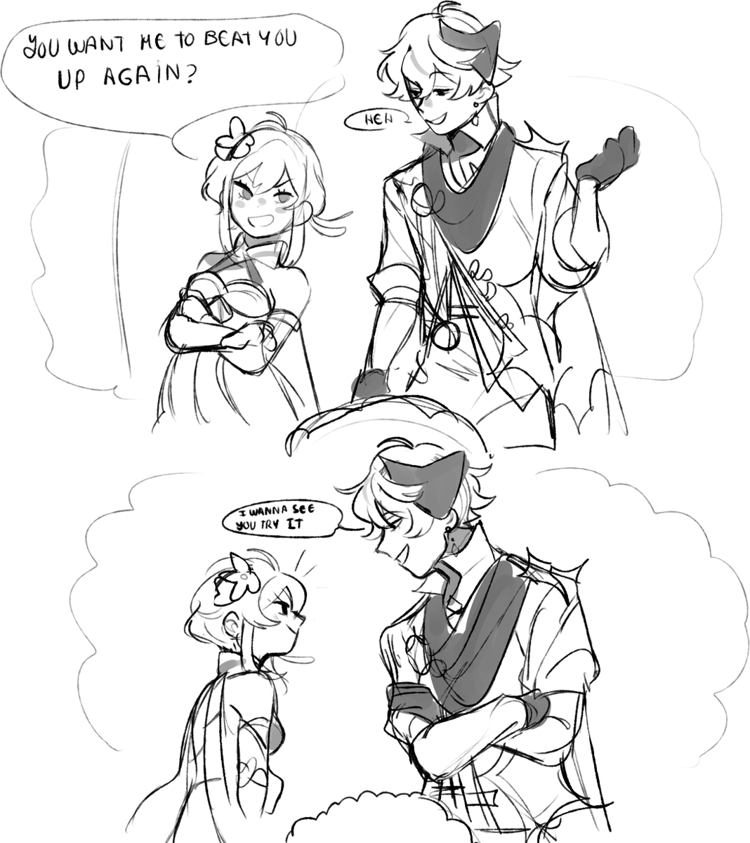 Just some genshin ideas I have to finish
these are all messy jajsjjfgf
ALSO SOME CHILUMI COMICS I WILL FINISH LATER ??