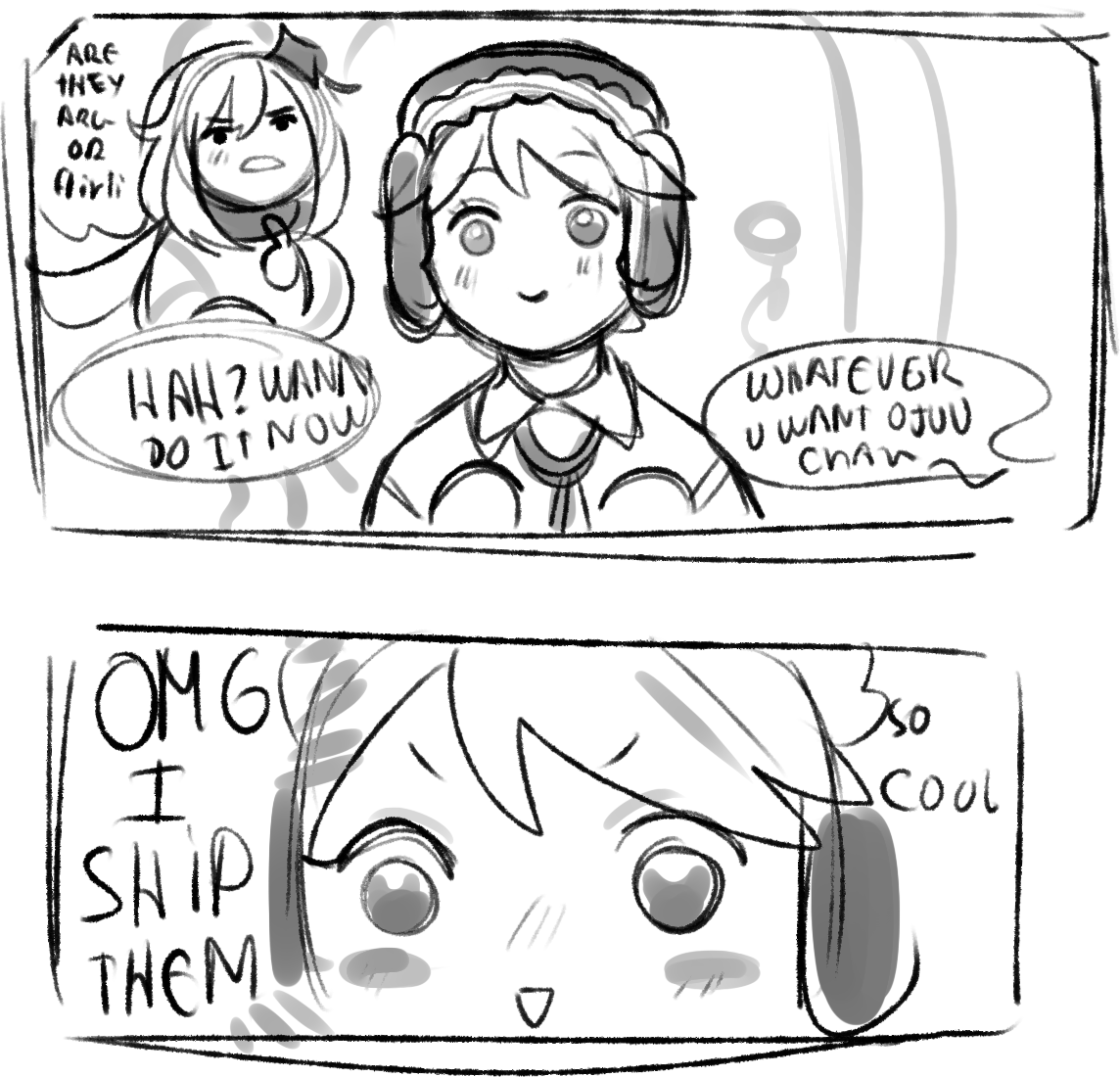 Just some genshin ideas I have to finish
these are all messy jajsjjfgf
ALSO SOME CHILUMI COMICS I WILL FINISH LATER ??