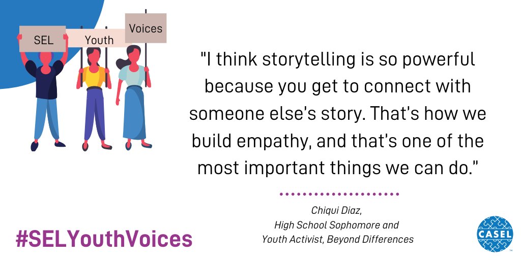 caselorg's tweet photo. Encouraging, listening to, and uplifting student voice are critical to #SEL and to ensuring that students feel invested in their own learning and development. Join us in sharing #SELYouthVoices. https://t.co/S10RL5soBs