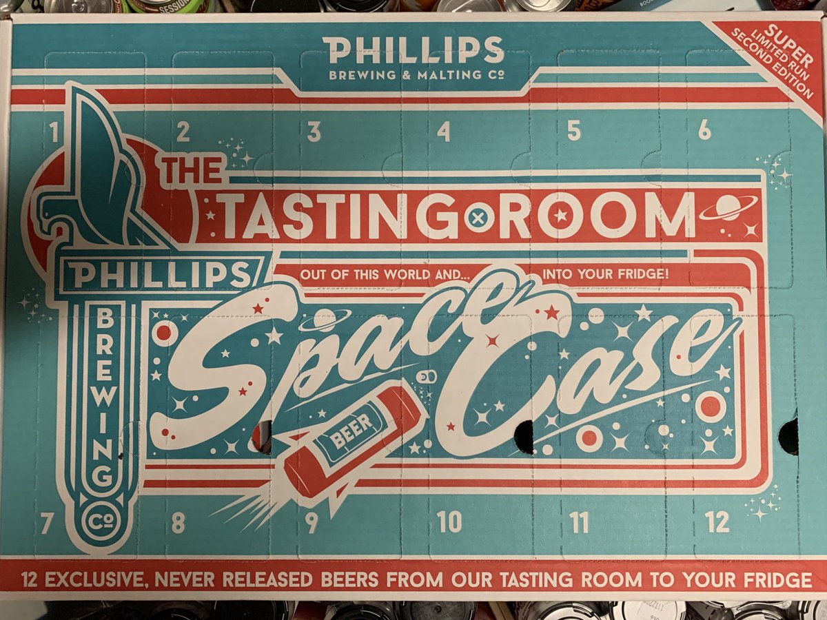 LPSpirits2's tweet photo. #TisTheSeason @phillipsbeer #TheTastingRoom #SpaceCase! 12-473ml Exclusive Never Released Beers from @phillipsbeer Tasting Room! https://t.co/efFIiPUBO7