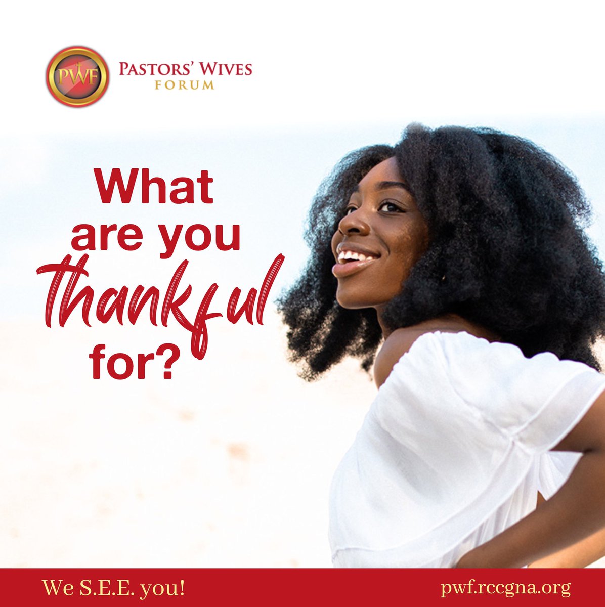 PWsForum's tweet photo. What are you thankful for?⠀
⠀
Still in the #Thanksgiving mood! 🎉

#pastorswife #pastorswives #pastorswifelife #praywithoutceasing https://t.co/tUu7HVzSuX
