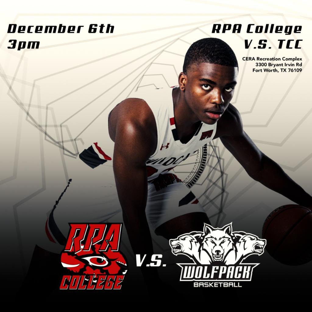 _rpawildcats's tweet photo. Final Game of the semester!! RPA College vs. Texas Christian College 3pm 
-
-
Come support your Wildcats (3-2) 
-
-
Ticket sales open Thursday #TheRPAWay https://t.co/Y7lu45cth4