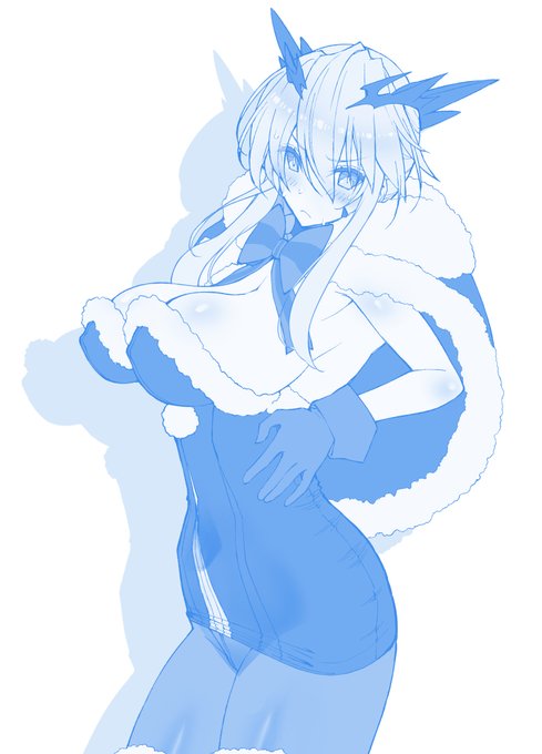 黒乳上サンタrkgk#2  本日の進捗、ペン～基本。  #FGO #今日のらくがき 