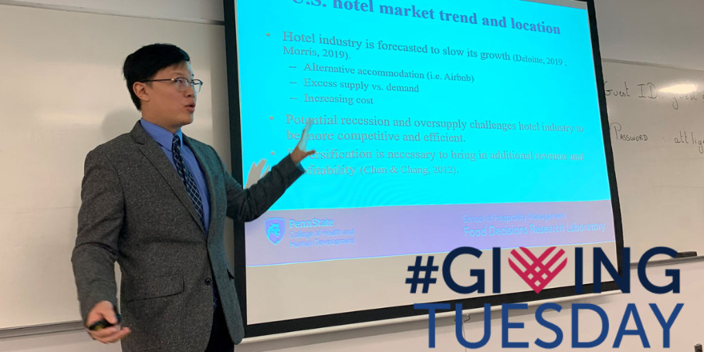 PennStateSHM's tweet photo. This #GivingTuesday your support will help with things such as student research.   Ensure a brighter future at at https://t.co/jX6YmWKasq. #TogetherWeAre Penn State! #SHMStudentSuccess https://t.co/PaBcQDz0uq