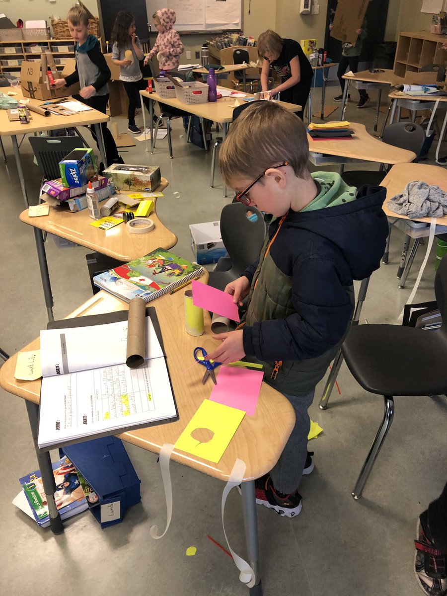Grade2Csak's tweet image. The best kind of mess in 2C. Using our materials responsibly to create our magnet games. Amazing to see these little humans use each other’s feedback &amp;amp; problem solve through difficult moments like champs. Tomorrow we test &amp;amp; reflect! @heronscrossing #rvsed #abed #ibdesigncycle